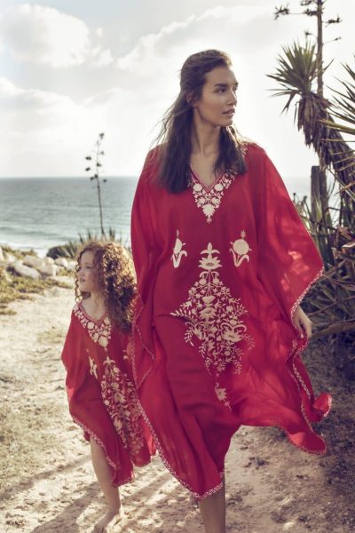Kashmir Cotton Butterfly Kaftan