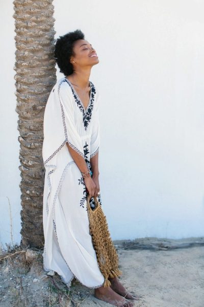 Kashmir Cotton Butterfly Kaftan