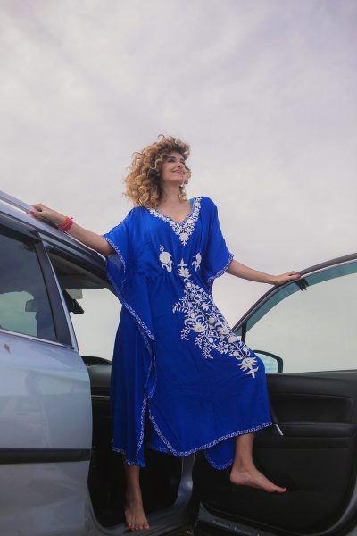 Kashmir Cotton Butterfly Kaftan