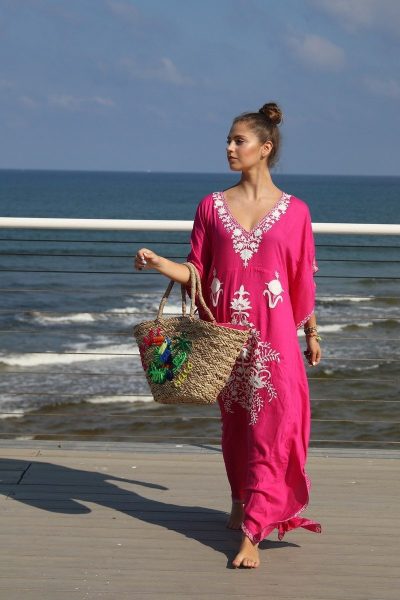Kashmir Cotton Butterfly Kaftan