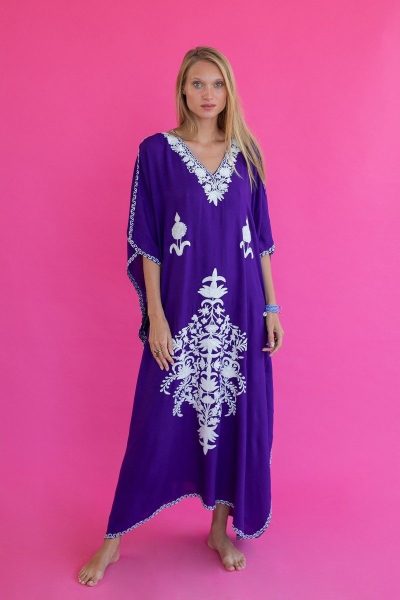 Kashmir Cotton Butterfly Kaftan