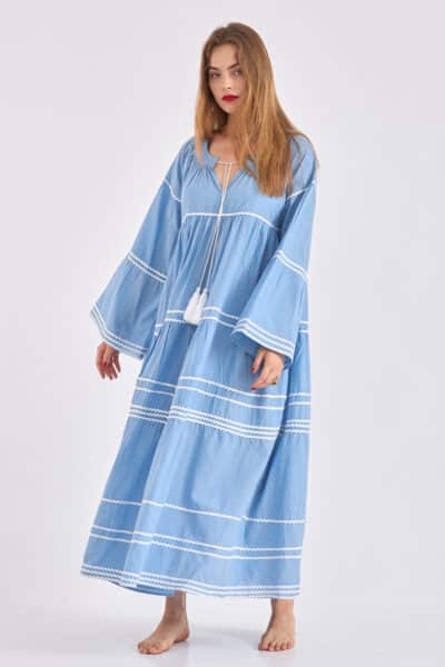 Pina Colada Sky Blue Dress