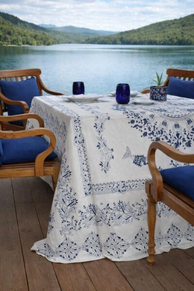 Tablecloth Greek Blue (1.8-4 m)