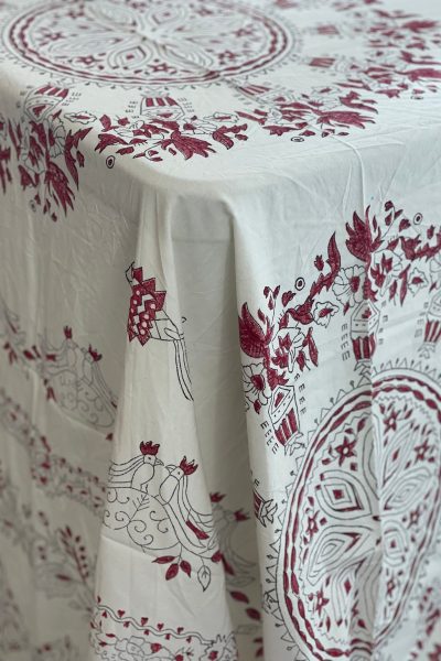 Tablecloth Greek Red (1.8-3.5 m)