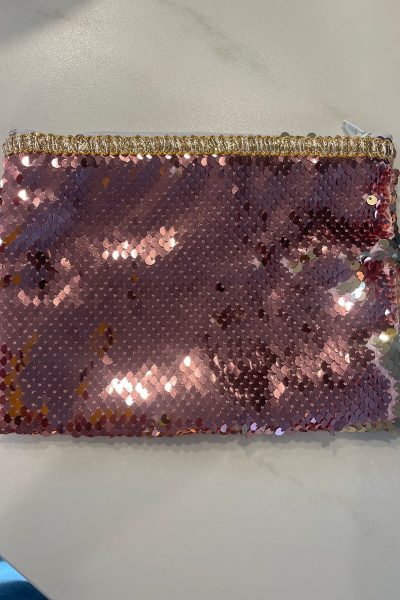 Sequins Purse Pink