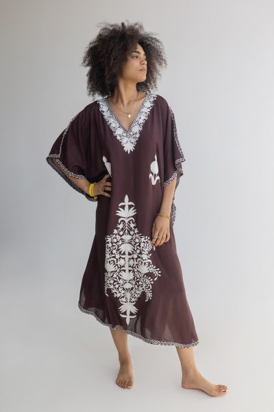 Kashmir Cotton Butterfly Kaftan