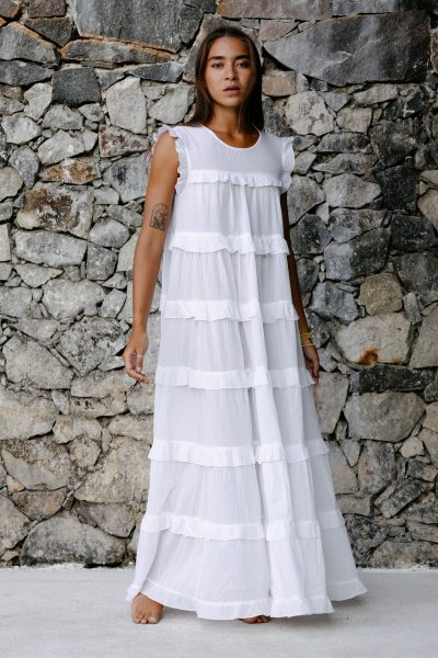 Pina Colada fairy maxi dress