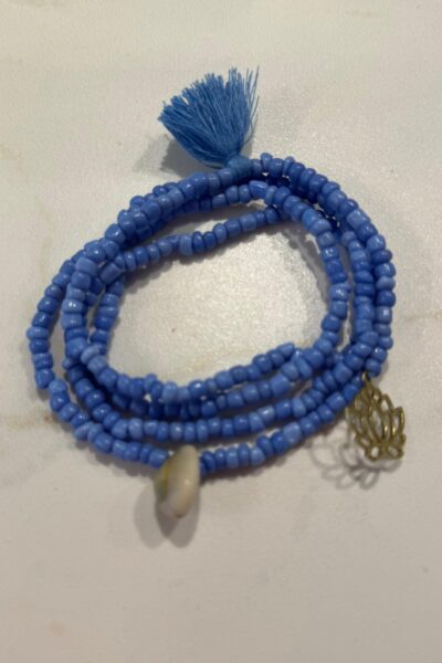 Shell Necklace/Bracelet Blue