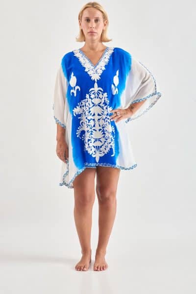 Kashmir Silk Butterfly Tunic