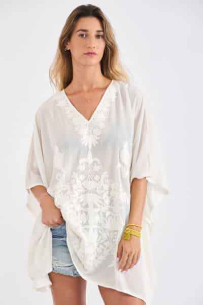 Kashmir Silk Butterfly Tunic