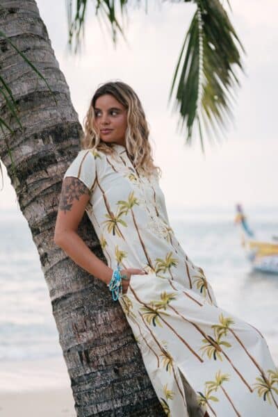 New York Maxi Tropical Print