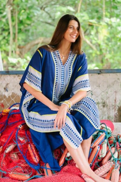 Romano Butterfly Blue Dress