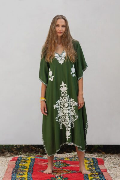 Kashmir Cotton Butterfly Kaftan
