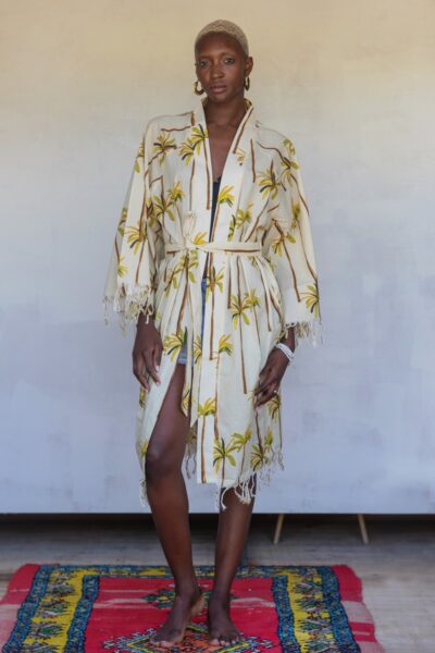 Print Robe Palm