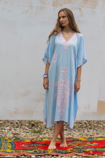 Kashmir Cotton Butterfly Kaftan
