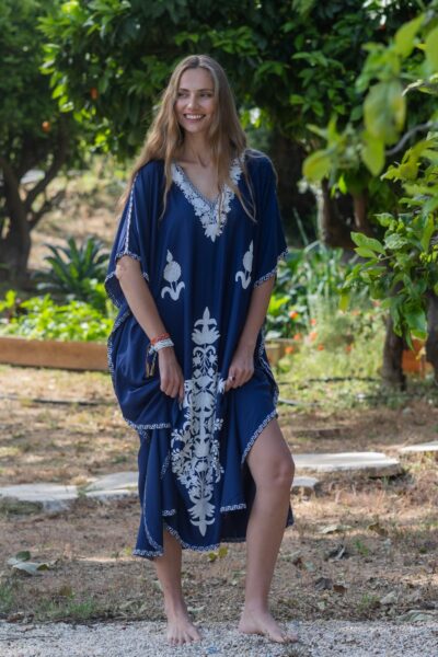Kashmir Cotton Butterfly Kaftan