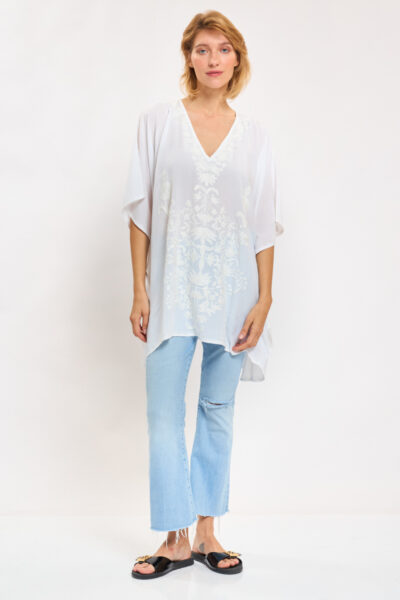 Kashmir Tunic White