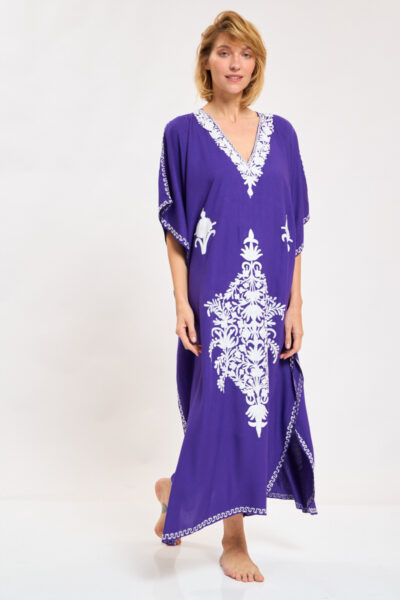 Kashmir Cotton Butterfly Kaftan