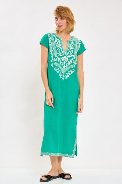 Moro Maxi Green Caftan