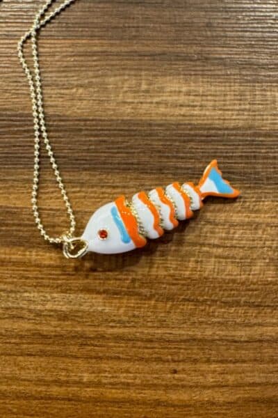 Fish Necklaces White
