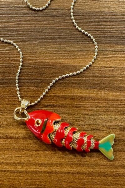 Fish Necklaces Red