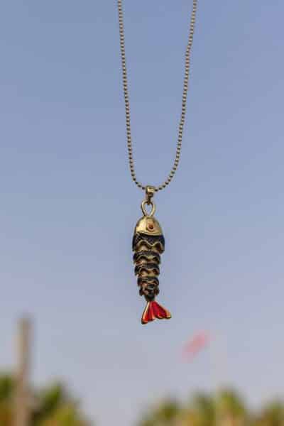 Fish Necklaces Black
