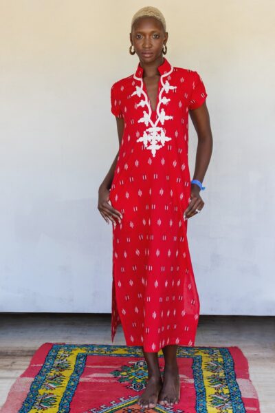 New York Maxi Boho Red