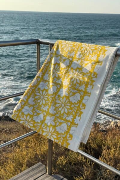 Tablecloth Flowers Yellow (1.8- 4 m)