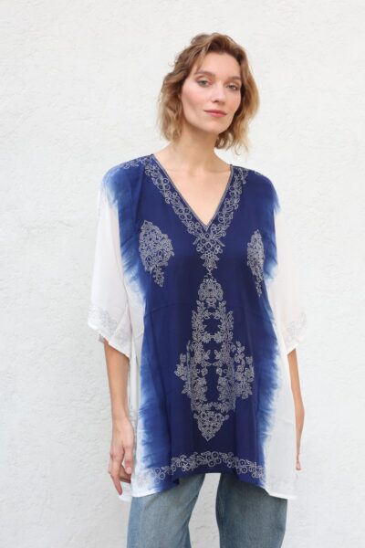 Swarovski Silk Blue Tunic