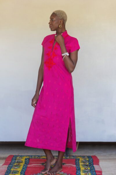 New York Maxi Boho Pink