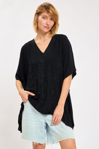 Kashmir Tunic Black