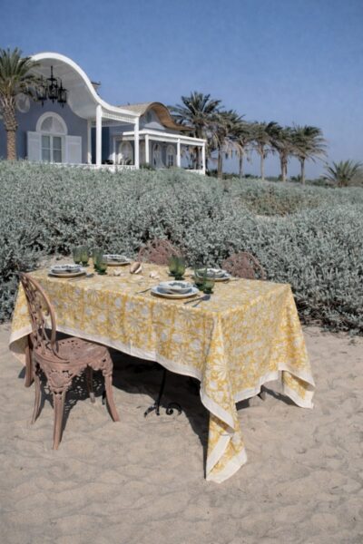 Tablecloth Flowers Yellow (1.8- 4 m)