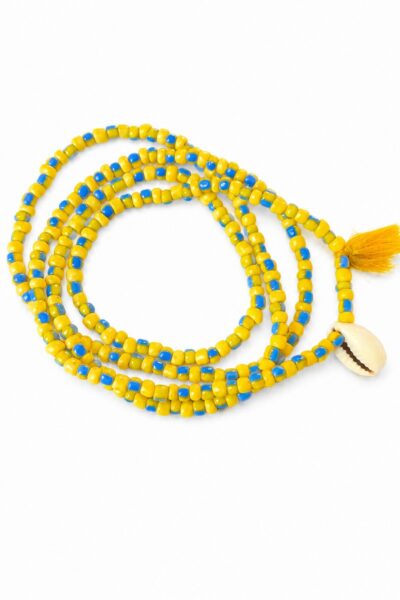 Shell Necklace/Bracelet Yellow