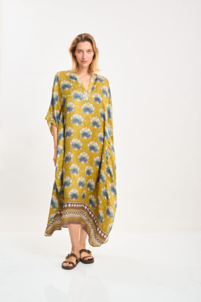Lotus Silk Butterfly Dress